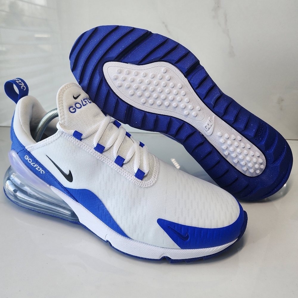 Nike Air Max 270 GOLF Men's White/Racer Blue